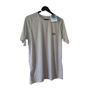 Willit Men's Swim Shirt Short Sleeve, Grey, Size M. New.